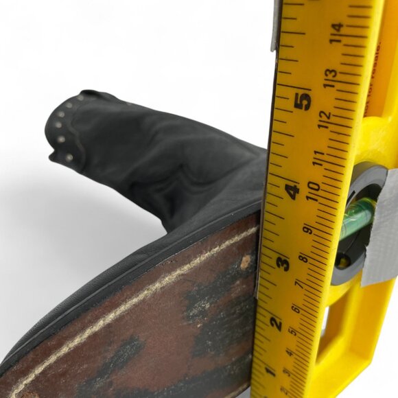 Dingo Vintage Leather Black Studded Western Cowgirl Cowboy Boots Women's 7.5 M - Picture 13 of 13